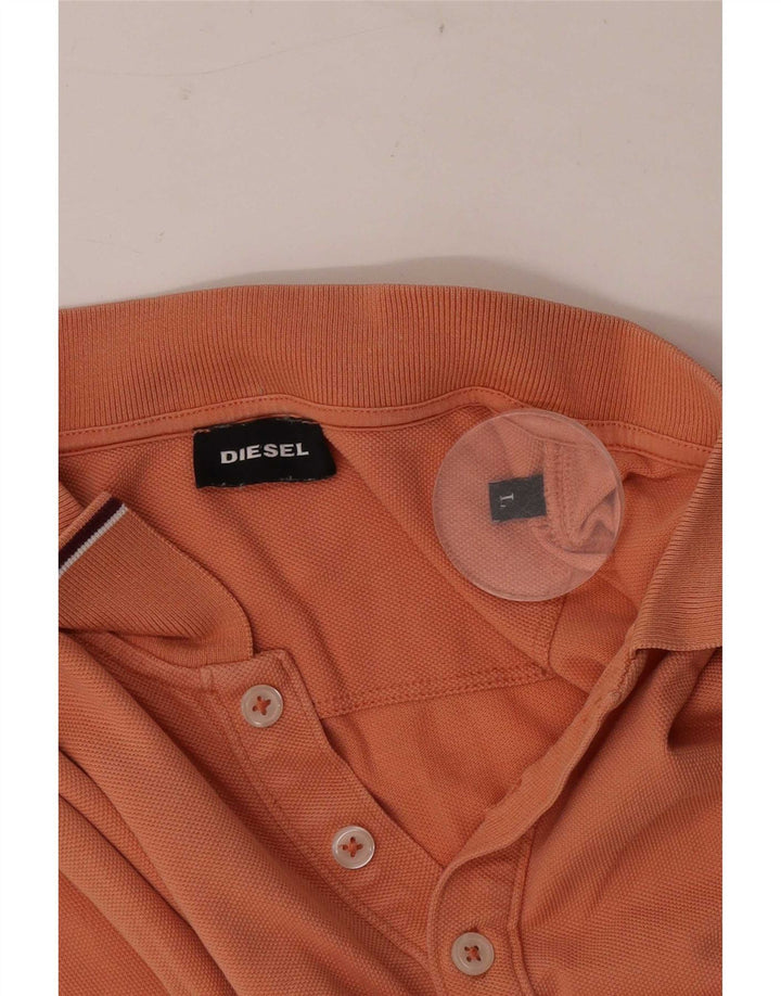 Diesel Polo Hombre Naranja Grande