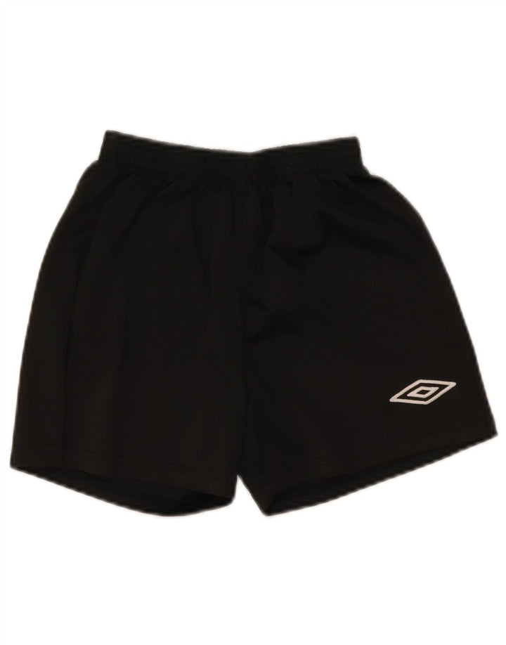 Umbro Pantalones cortos deportivos para niños 11-12 años Grande Negro