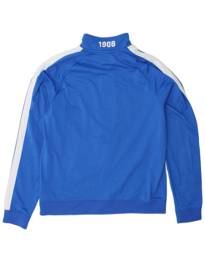 Nike - Chaqueta superior de chándal con gráfico para hombre, poliéster color block azul grande
