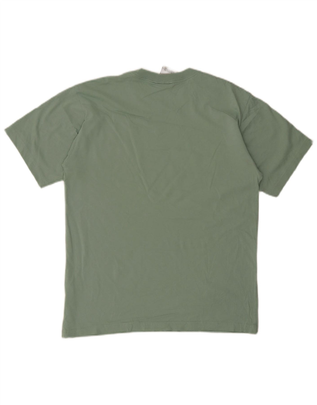 Adidas Hombre Camiseta Gráfica Top Algodón Verde Medio