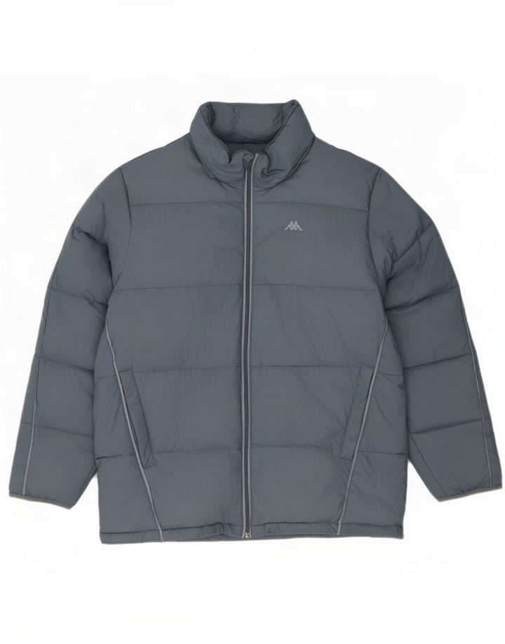 Kappa Chaqueta acolchada para hombre UK 40 Large Poliamida azul