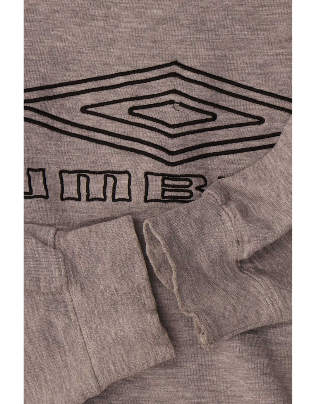 Umbro Hombre Sudadera Gráfica Jumper XL Algodón Moteado Gris