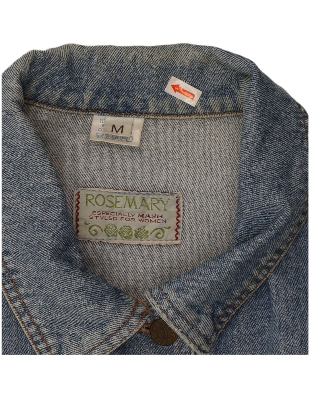 ROSEMARY Chaqueta vaquera corta para mujer Reino Unido 14 Algodón azul medio