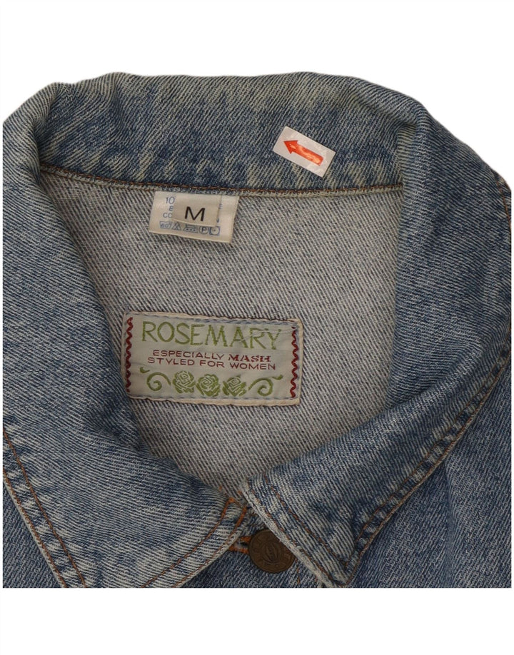 ROSEMARY Chaqueta vaquera corta para mujer Reino Unido 14 Algodón azul medio