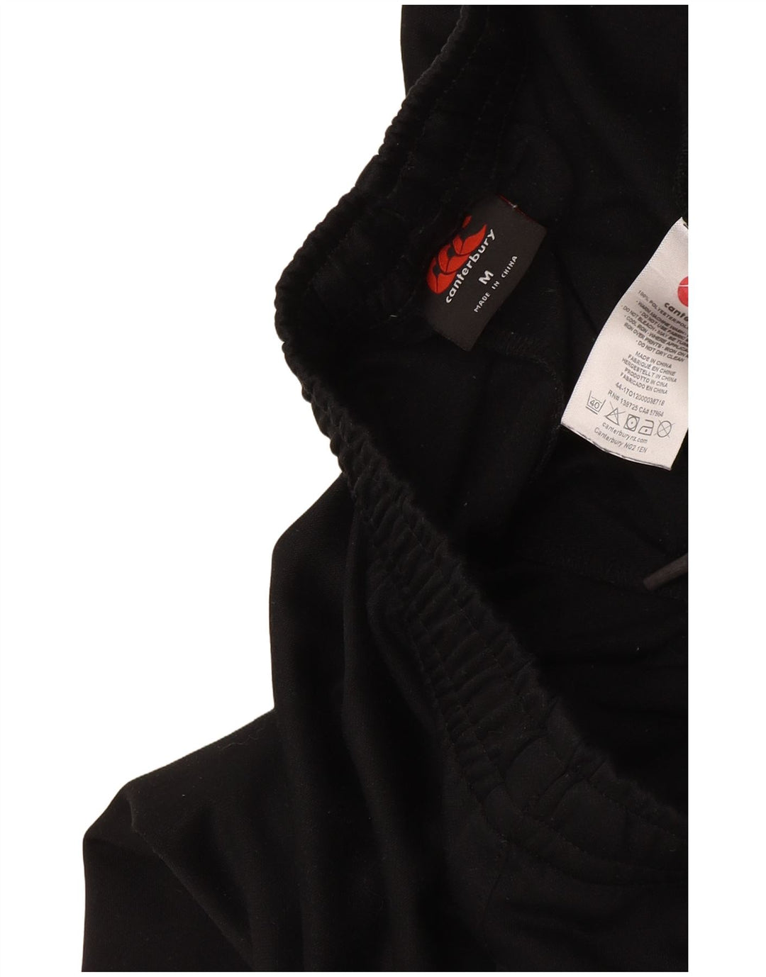 Canterbury Hombre Pantalones De Chándal Gráfico Mediano Poliéster Negro