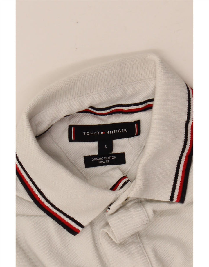 TOMMY HILFIGER Polo Slim Fit para Hombre Blanco Pequeño