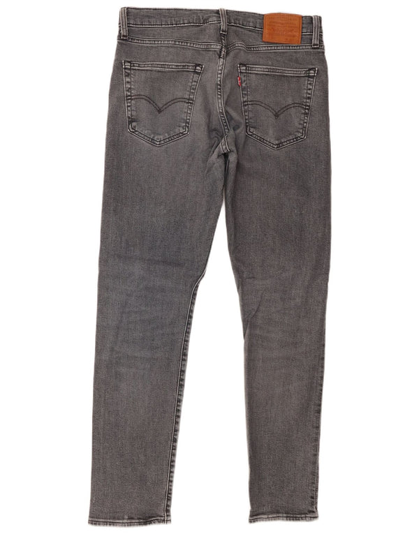 Levi's Hombre 512 Slim Tapered Jeans W33 L32 Algodón Gris