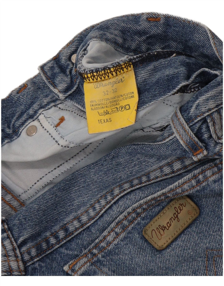 WRANGLER Vaqueros rectos Texas para hombre W32 L32 Algodón azul