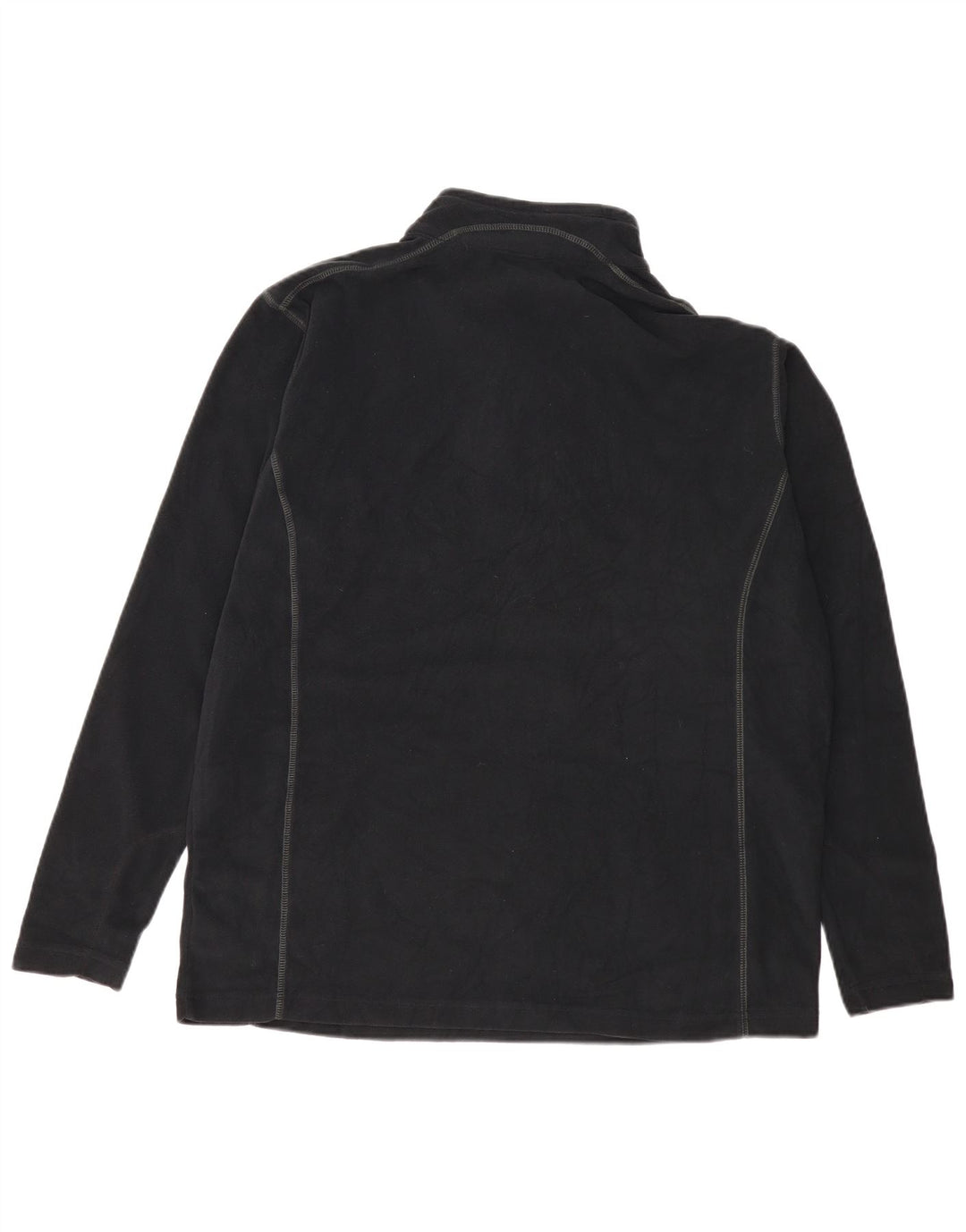 Columbia Jersey de forro polar con cremallera y cuello para hombre XL Poliéster negro