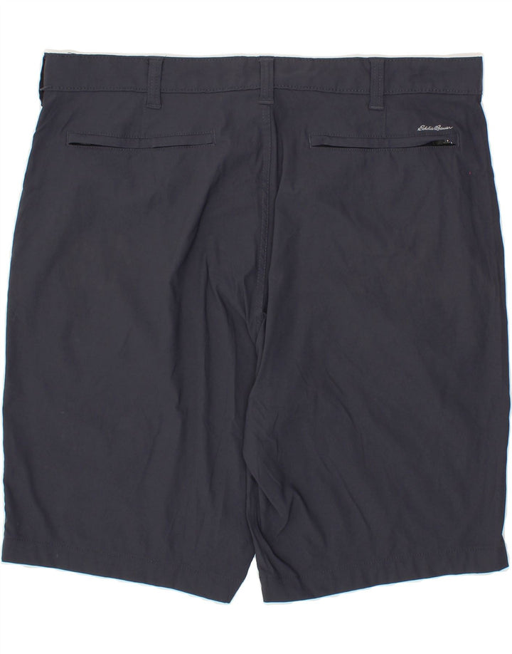 EDDIE BAUER Mens Chino Shorts W40 XL Navy Blue Nylon Vintage Eddie Bauer and Second-Hand Eddie Bauer from Messina Hembry 