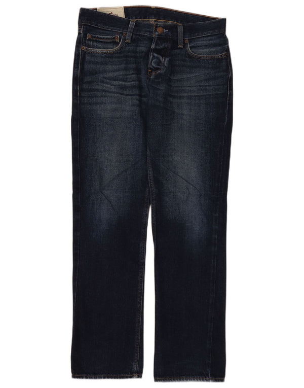 Vaqueros Hollister Hombre Rectos W30 L30 Algodón Azul Marino