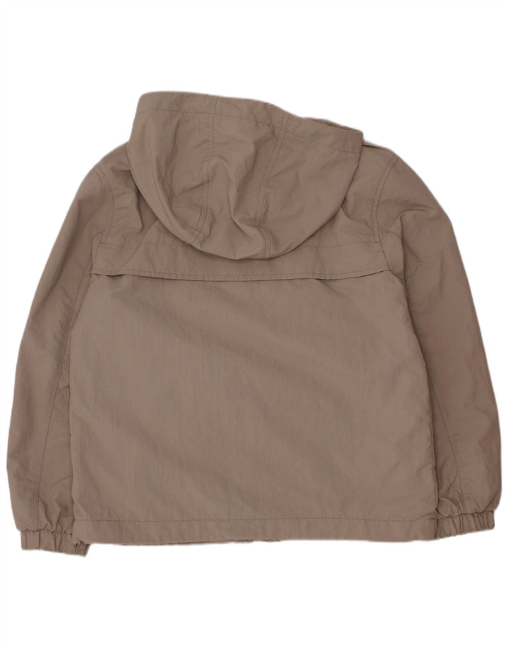 Tommy Hilfiger Chaqueta impermeable con capucha gráfica para niños 6-7 años Poliamida gris