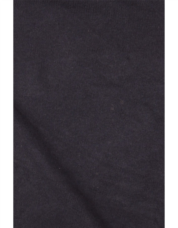 EDDIE BAUER Jersey Hombre con Cremallera y Cuello XL Algodón Azul Marino