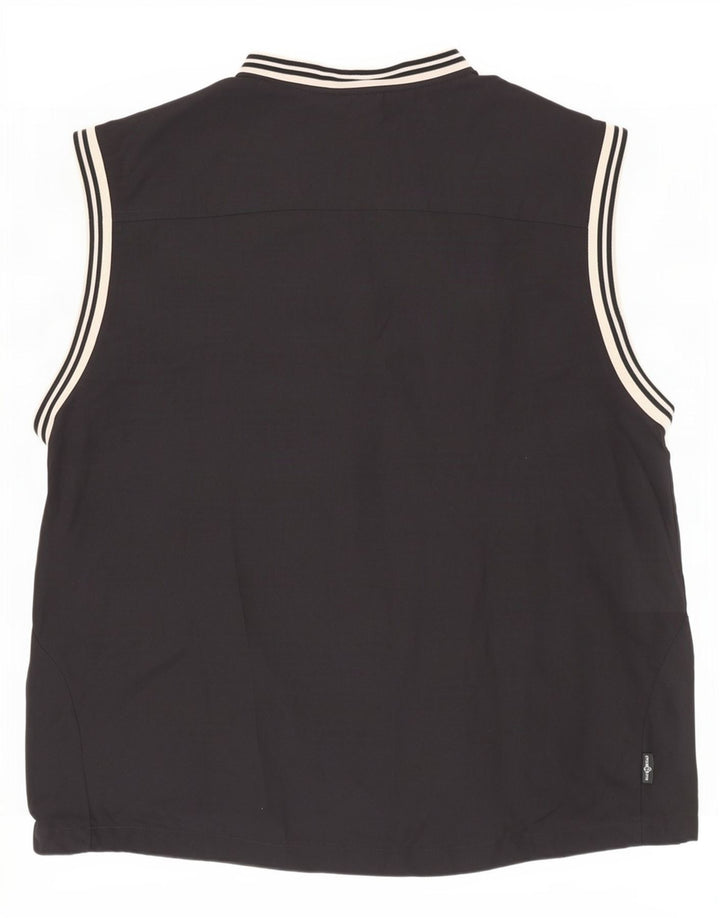 Nike - Camiseta sin mangas para hombre, talla 42/44, nailon negro grande