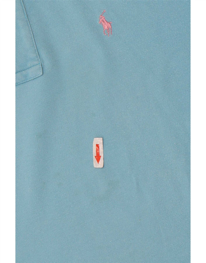 Camisa Polo Ralph Lauren Hombre Azul Medio Algodón