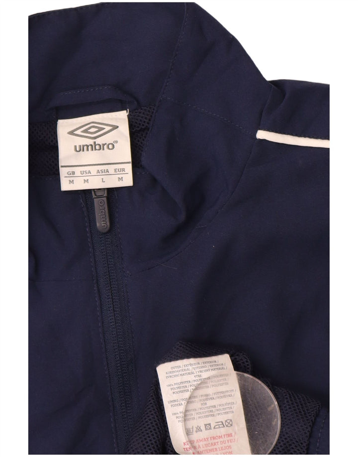 Umbro Hombre Chándal Top Chaqueta Mediana Azul Marino Poliéster
