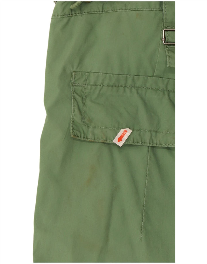 Pantalones cortos cargo para mujer Calvin Klein Jeans W32 verde medio