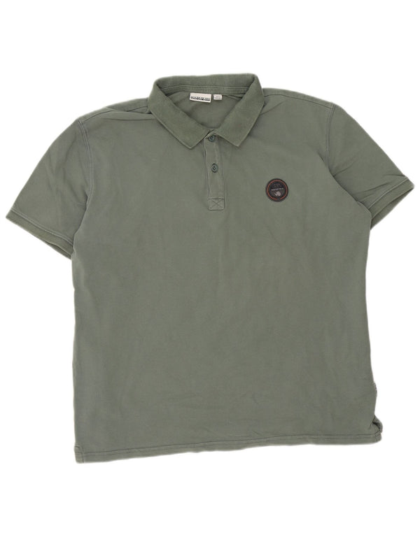 Napapijri Polo gráfico para hombre 2XL Algodón verde