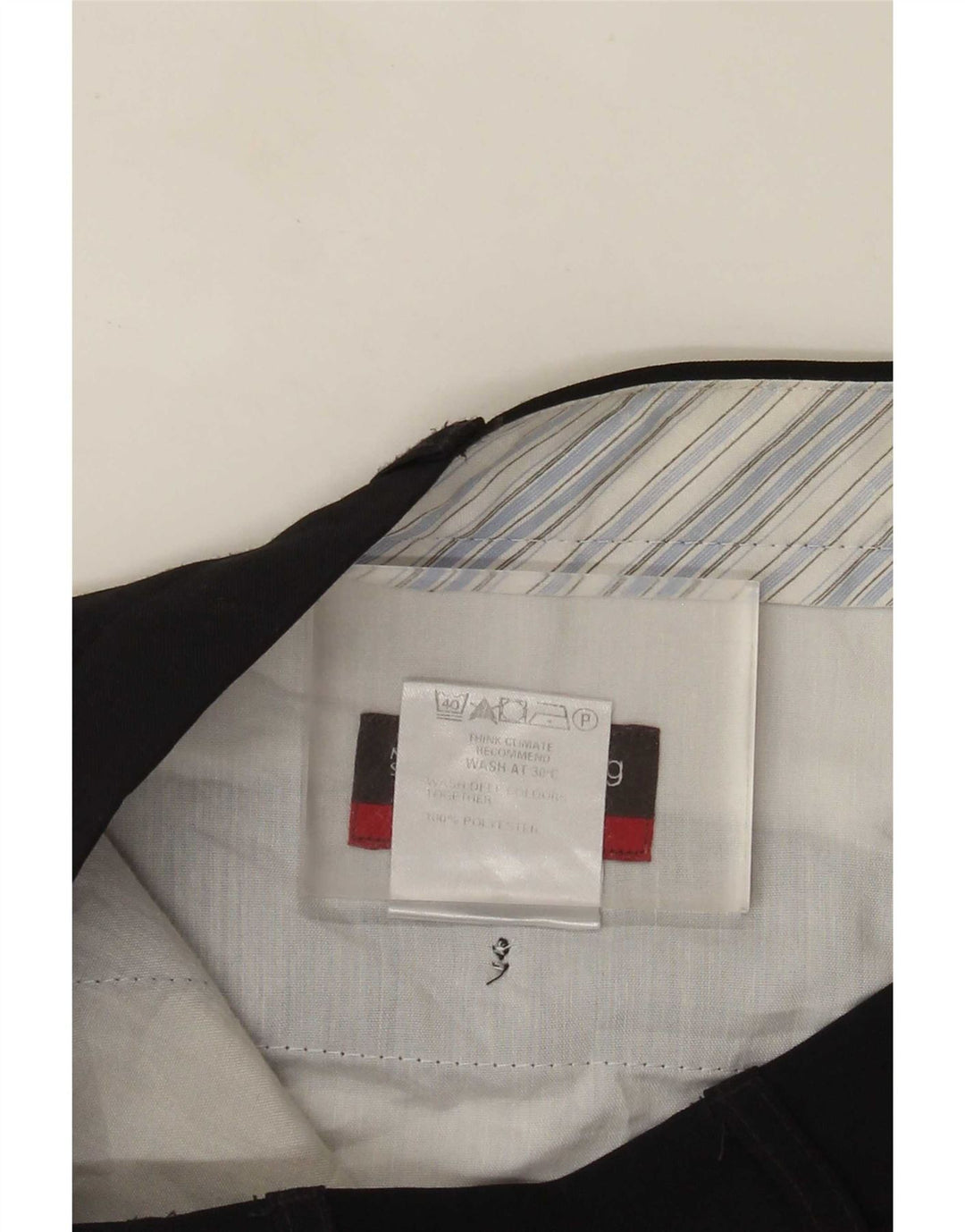 Marks & Spencer Pantalones de traje rectos a medida para hombre W36 L29 Azul marino