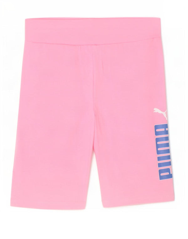 Puma Pantalones cortos deportivos gráficos para niña 15-16 años Algodón rosa