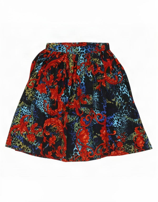 Falda Acampanada Asos Mujer UK 6 XS W28 Poliéster floral multicolor