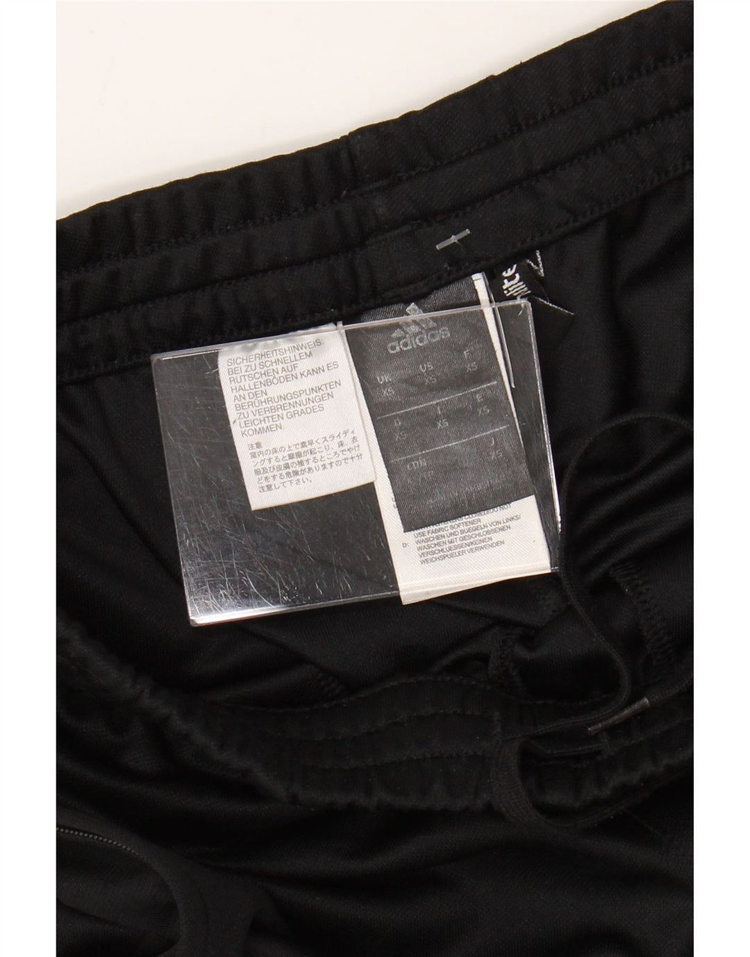 Adidas Mujer Climalite Chándal Pantalones UK 6 XS Negro Poliéster