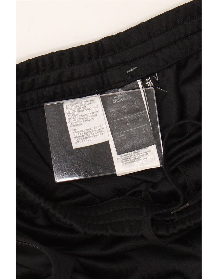 Adidas Mujer Climalite Chándal Pantalones UK 6 XS Negro Poliéster