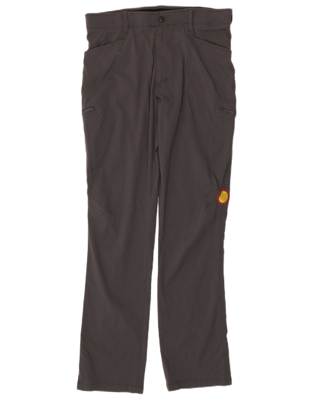 WRANGLER Pantalones cargo rectos para hombre W34 L34 Nylon gris