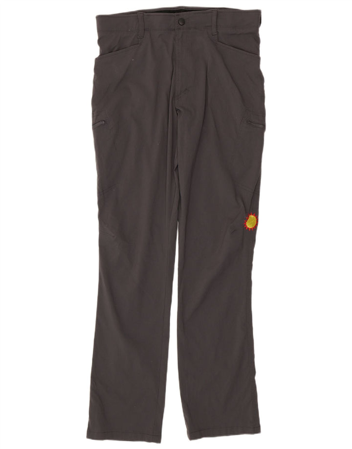 WRANGLER Pantalones cargo rectos para hombre W34 L34 Nylon gris