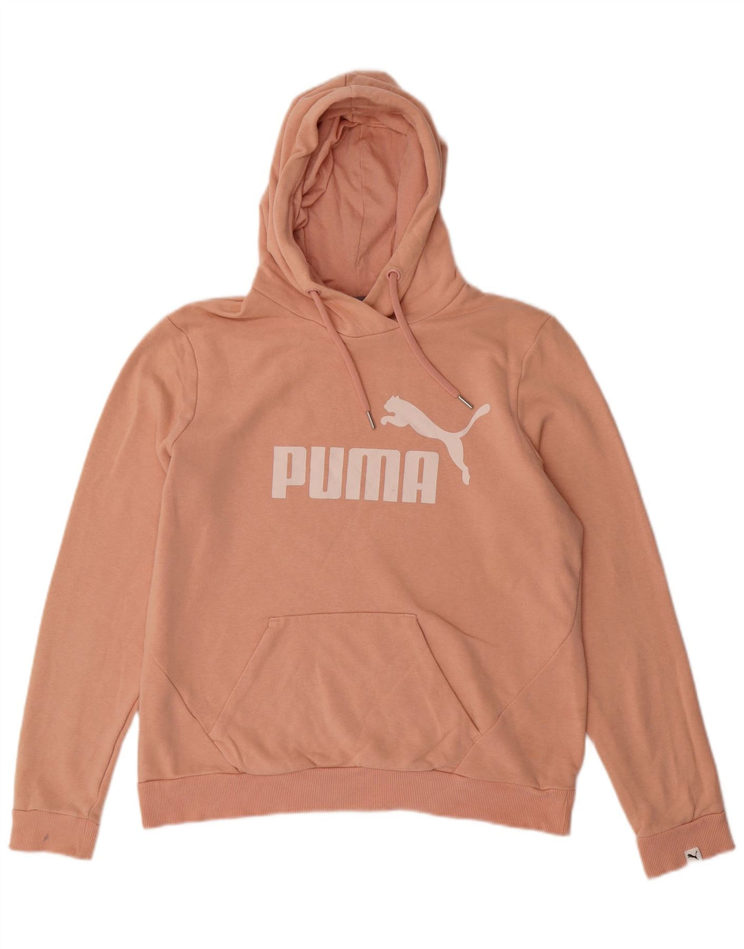 PUMA Sudadera con capucha gráfica para mujer Reino Unido 14 Grande Rosa