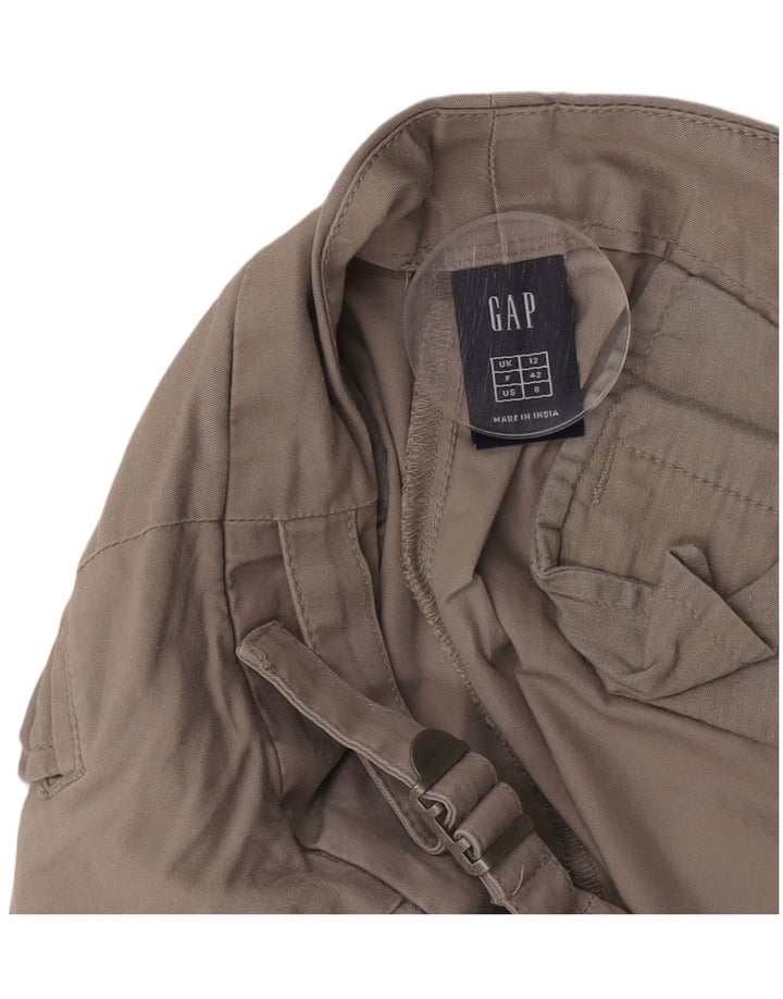 Gap Pantalones cortos chinos para mujer UK 12 Medium W32 Algodón gris