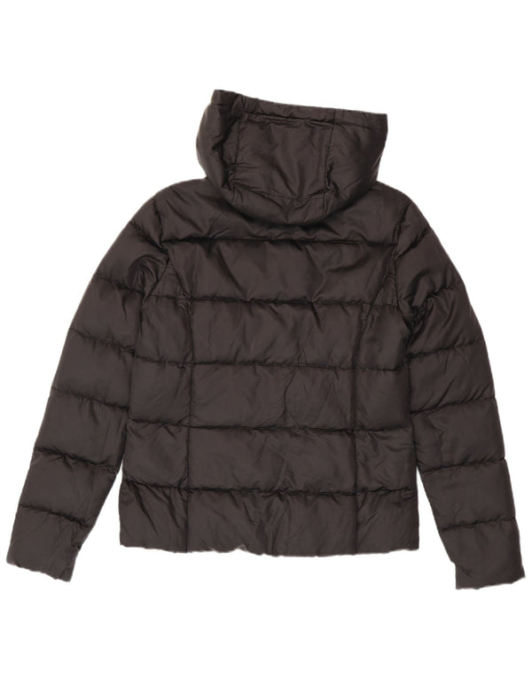 Chaqueta acolchada con capucha Heritage para mujer Ellesse UK 10 Small Black Nylon