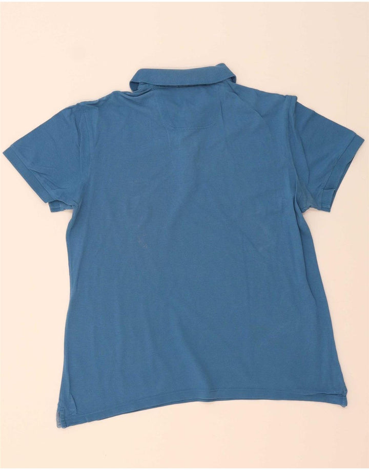 HUGO BOSS Mens Polo Shirt Large Blue