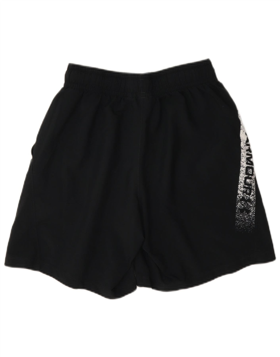 Under Armour Shorts deportivos con estampado gráfico para hombre Poliéster con bloques de color negro pequeño