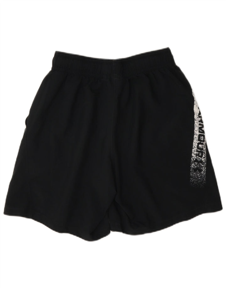 Under Armour Shorts deportivos con estampado gráfico para hombre Poliéster con bloques de color negro pequeño