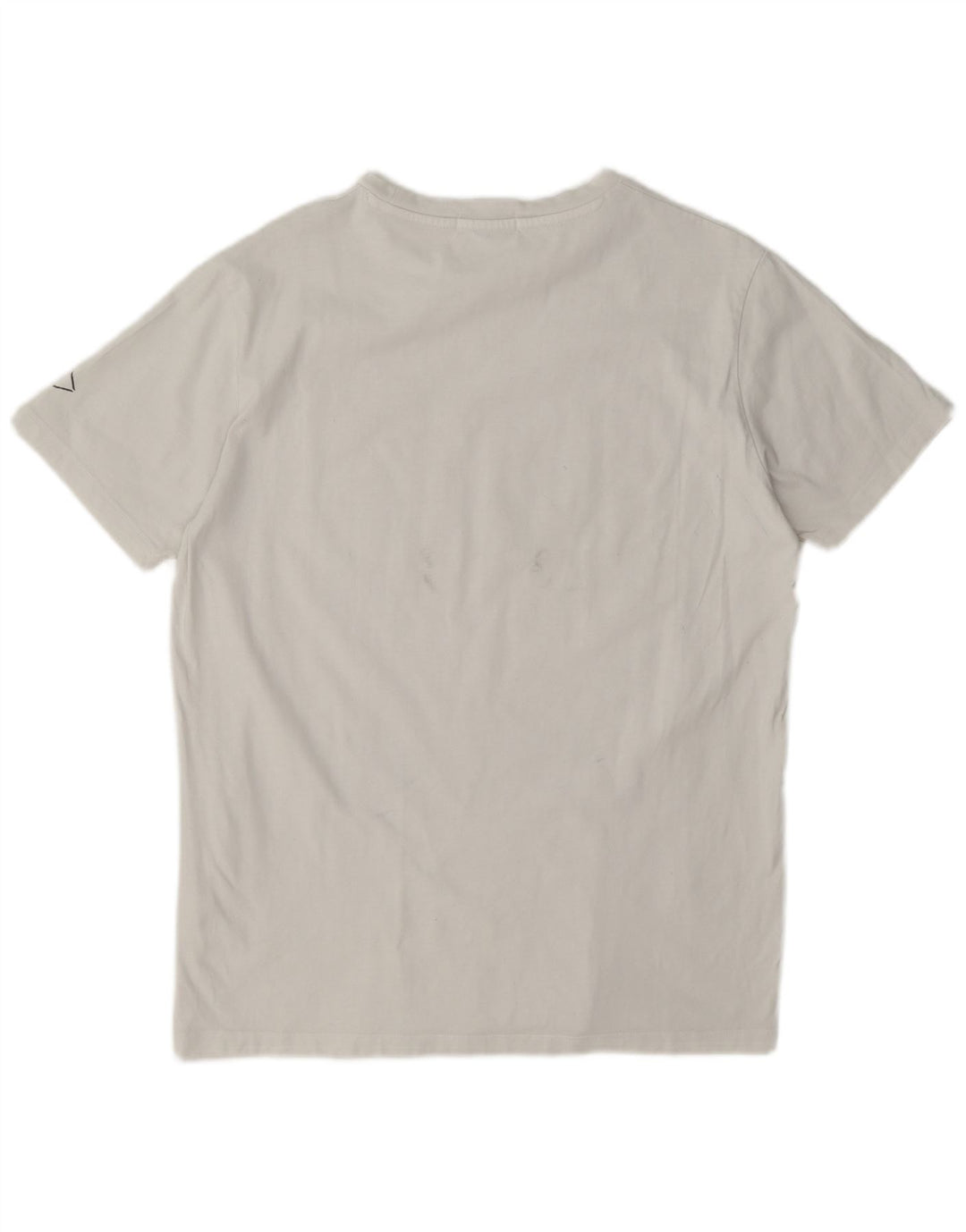 Replay Camiseta gráfica para hombre Top grande de algodón blanco