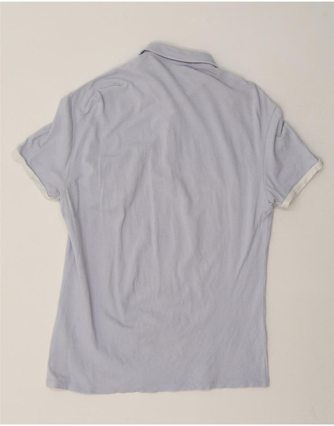 Polo Trussardi Jeans Hombre Algodón Azul Medio