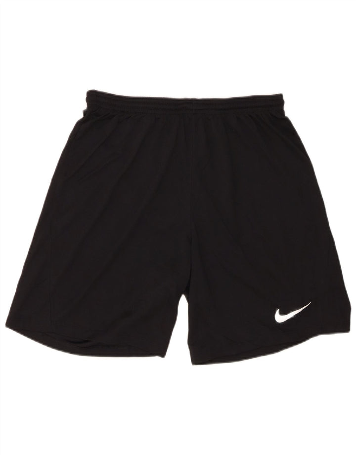 Nike Pantalones cortos deportivos Dri Fit Slim para hombre, poliéster negro grande