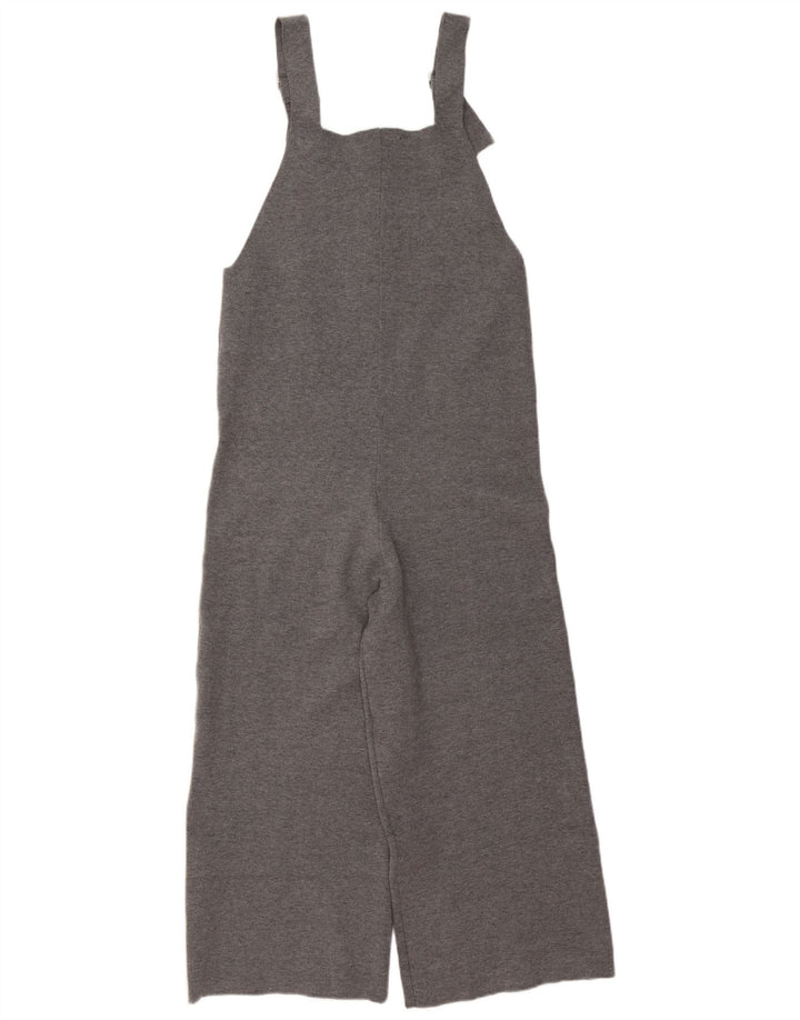 Zara Mujer Mono De Punto UK 42 Viscosa Gris Medio