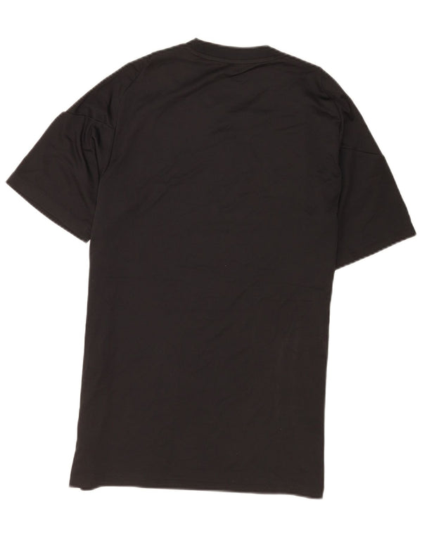 Adidas Hombre Manga Corta Slim Fit Camiseta Top Medium Negro Poliéster Deportes