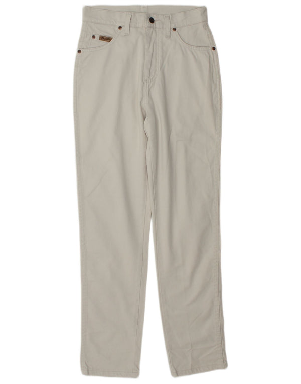 Vaqueros Wrangler Mujer Paula Tapered W28 L30 Algodón Blanco