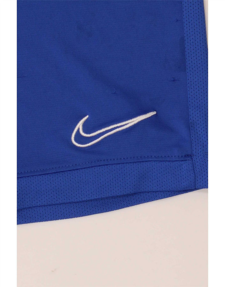 Nike - Pantalones cortos deportivos Dri Fit para hombre, poliéster azul grande