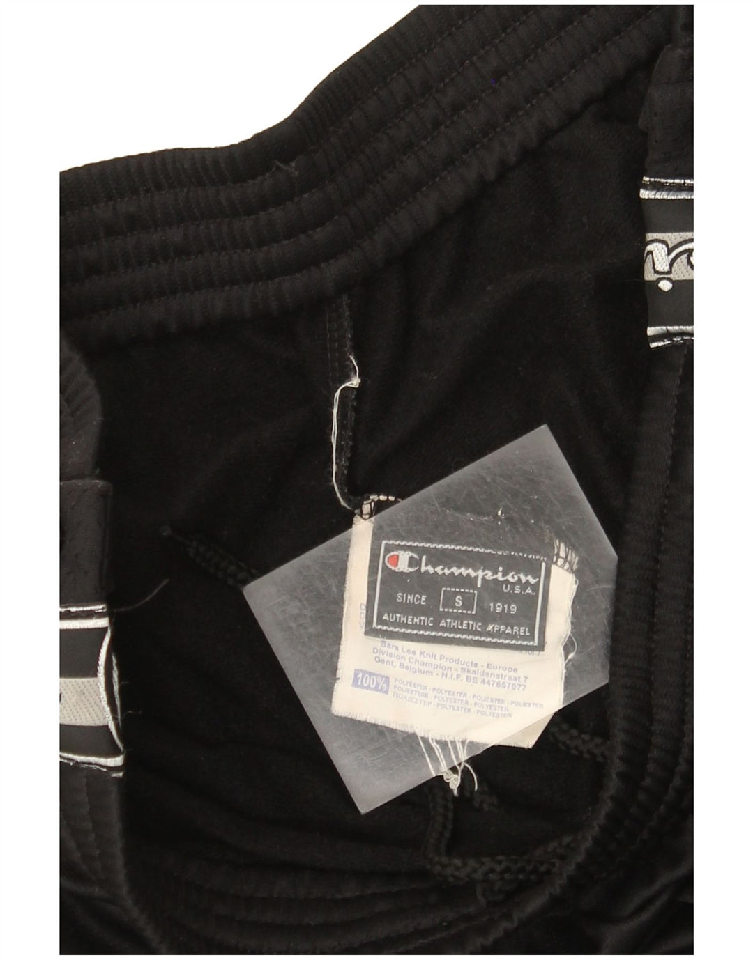 Champion Pantalones De Chándal Gráficos Para Hombre Pequeños Poliéster Negro
