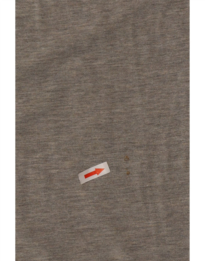 Camiseta Puma Hombre Top Algodón Colorblock Gris Medio