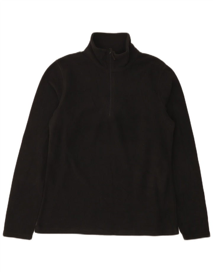 Jersey de forro polar con cuello y cremallera para mujer Mountain Warehouse UK 44 Mediano Negro