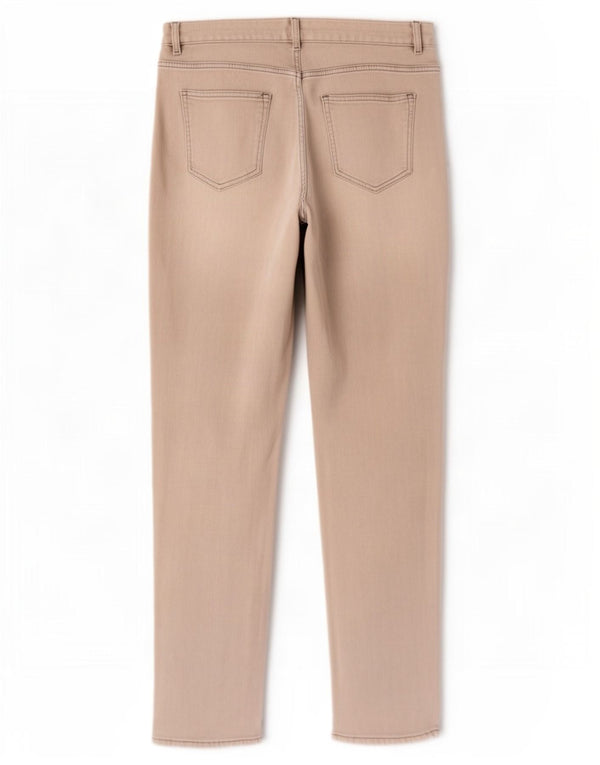 Marks & Spencer Vaqueros ajustados y relajados para mujer, Reino Unido 44, grande, W34 L30, algodón gris