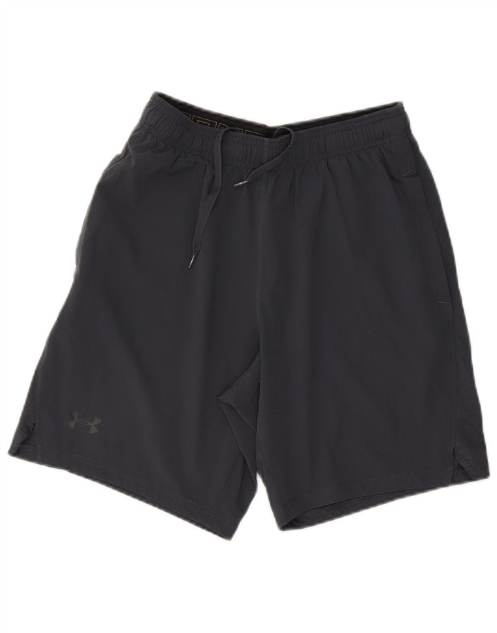 Under Armour Pantalones cortos deportivos Heat Gear para hombre Poliéster gris medio