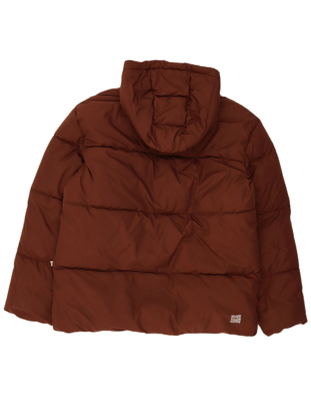 Champion Chaqueta acolchada con capucha para hombre UK 42 XL Poliéster marrón
