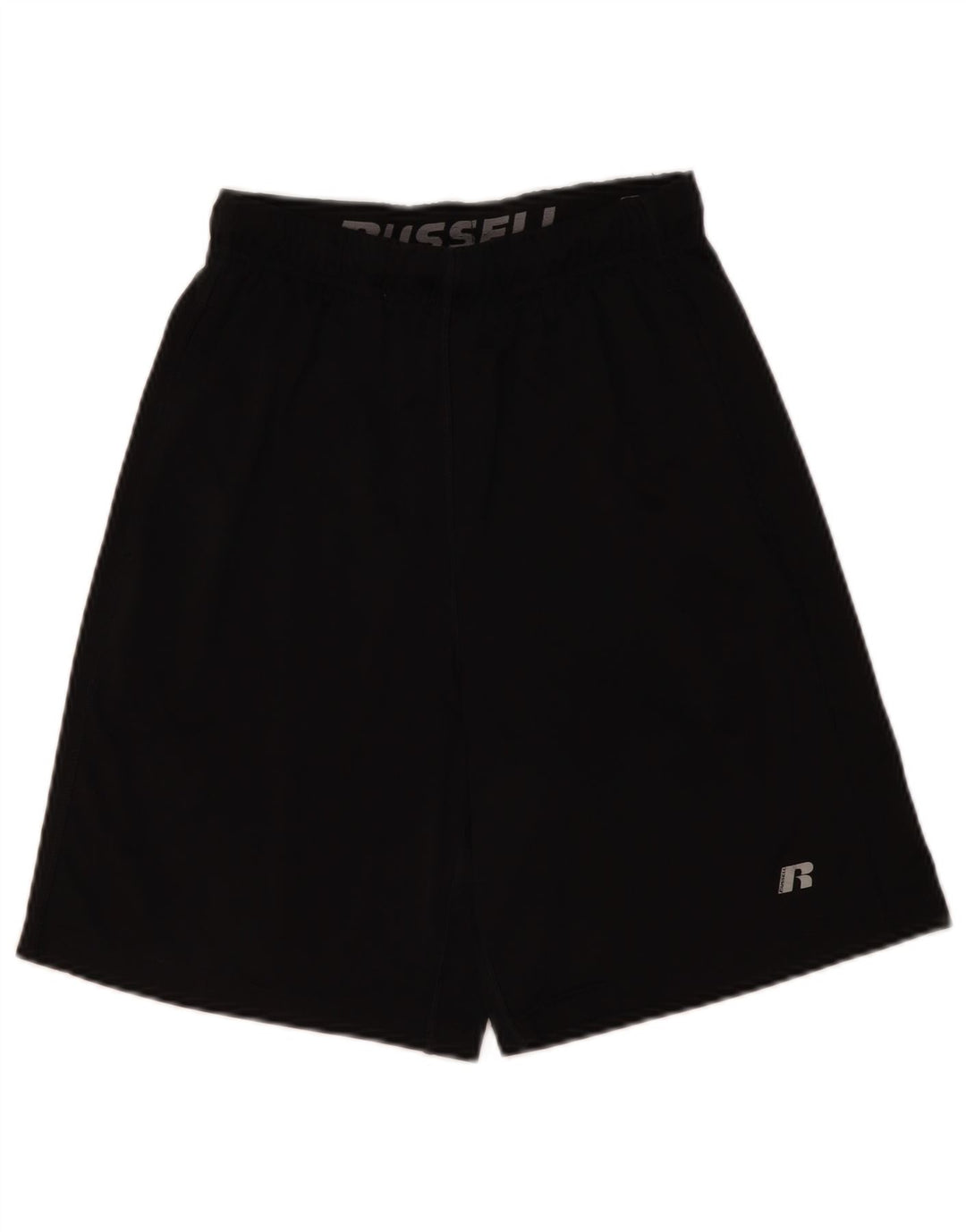 RUSSELL ATHLETIC Pantalones cortos deportivos Dri-Power para hombre, poliéster negro pequeño