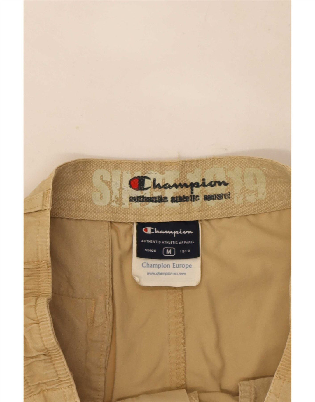 Champion Pantalones Cortos Cargo Para Hombre Mediano W30 Algodón Beige